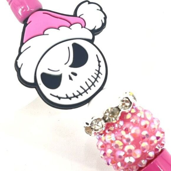 Pumpking Halloween Jack skellington fall autumn pen handmade NEW bling rhineston - Picture 4 of 6